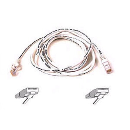 Belkin CAT5e SNAGLESS PATCH CBL;3ft WHITE A3L791-03-WHT-S